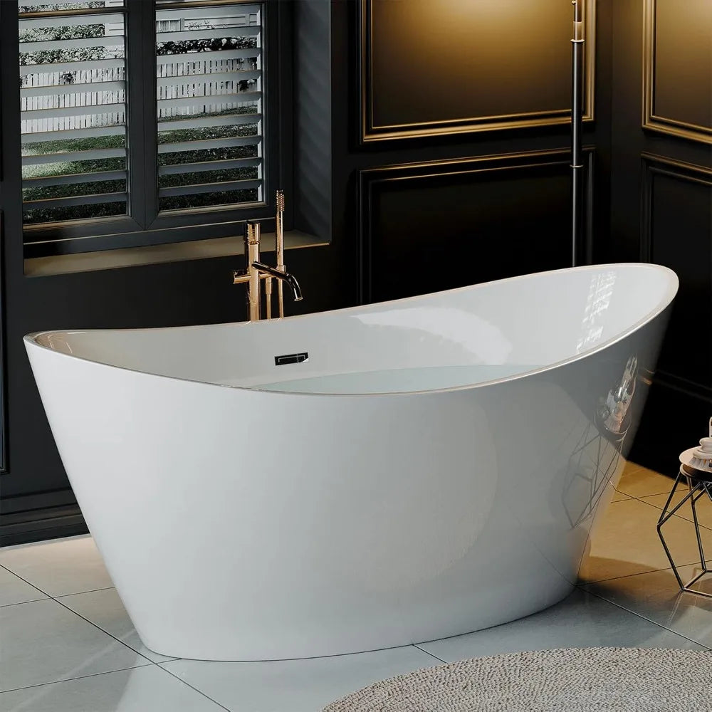 SPA Tub Modern Stand Alone Bathtub.