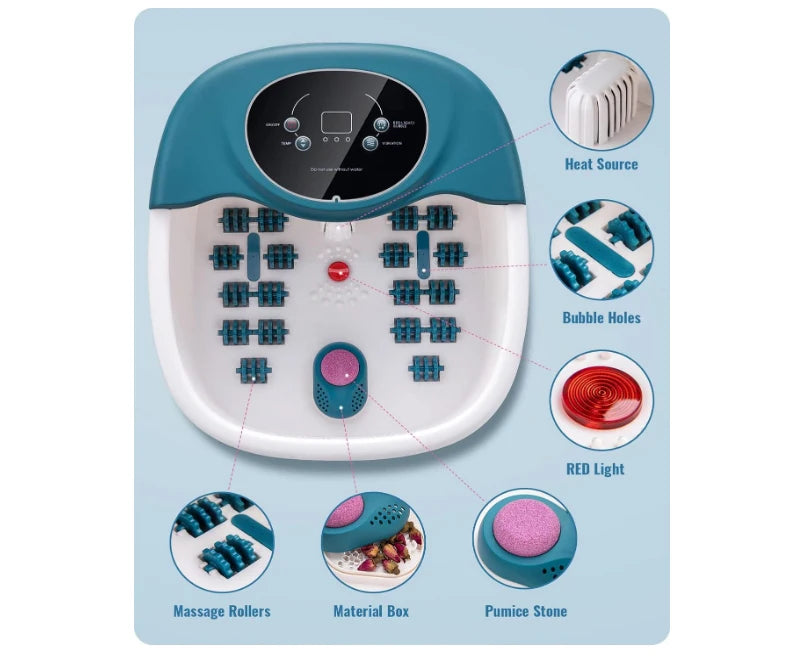 Foot Soaker with Acupressure Massage Points