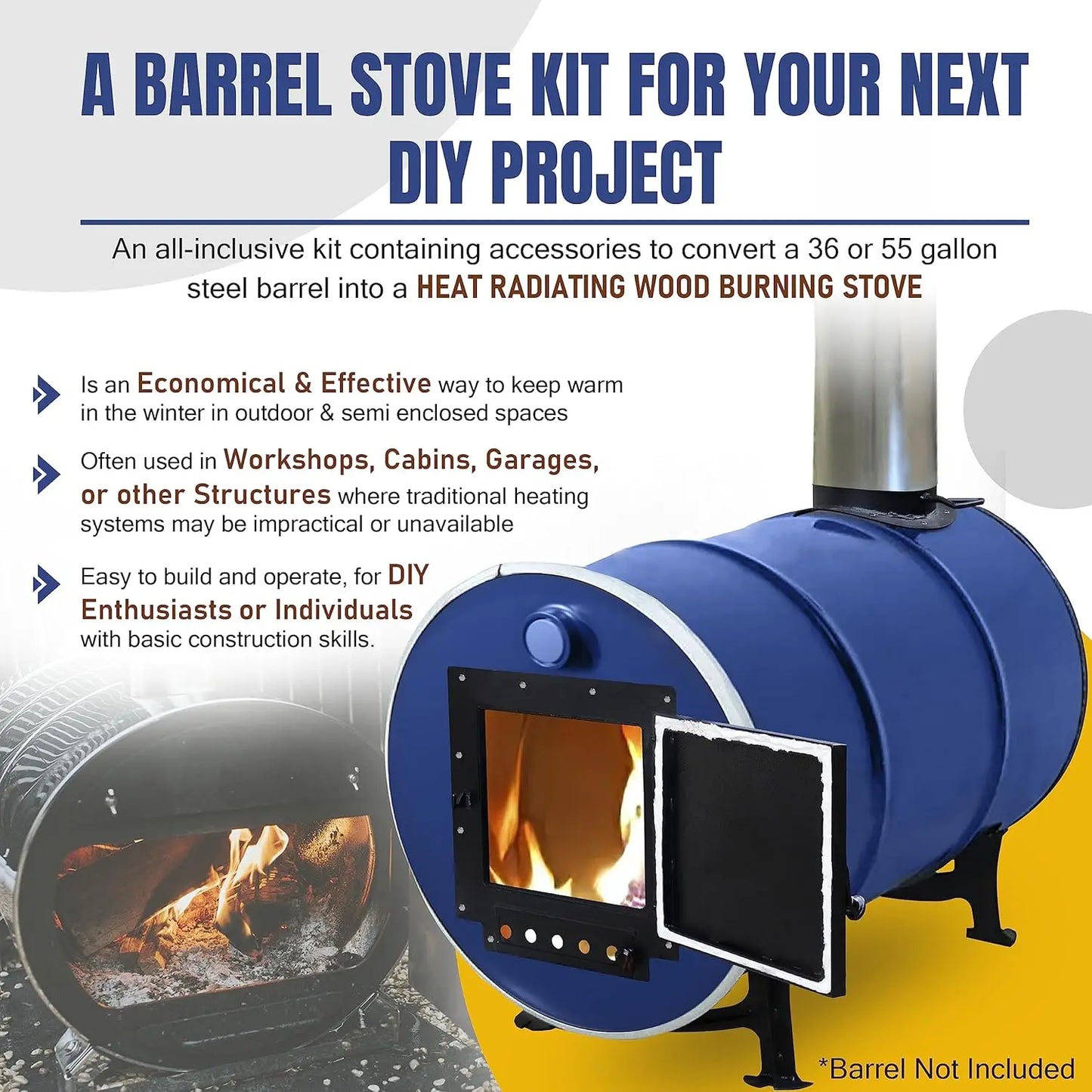 Stove Kit  For x Fire Wood Camp Stove