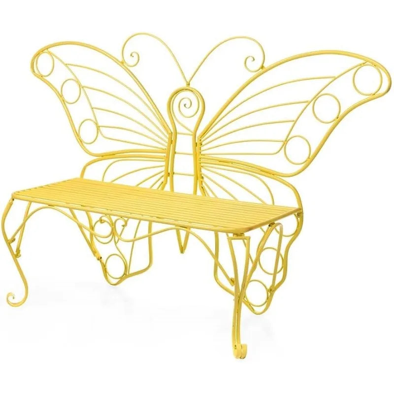 Weatherproof Butterfly Outdoor Bench  Holds Up to 300 lbs