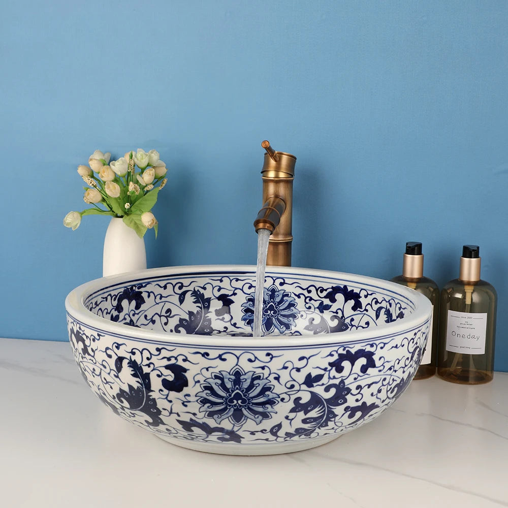 Ceramic Bathroom Vessel Sink