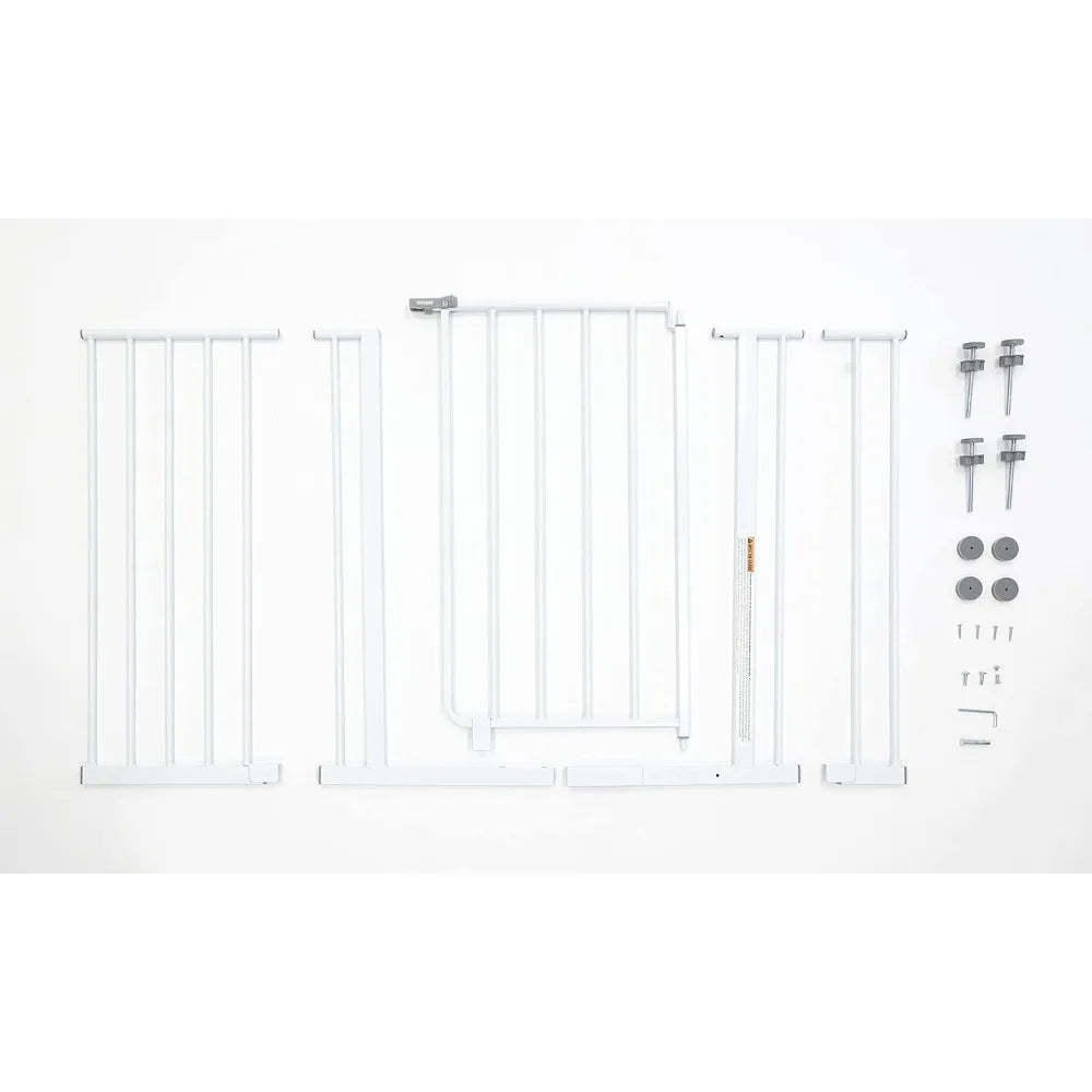 Easy Open 47-Inch Super Wide Walk Thru Baby Gate