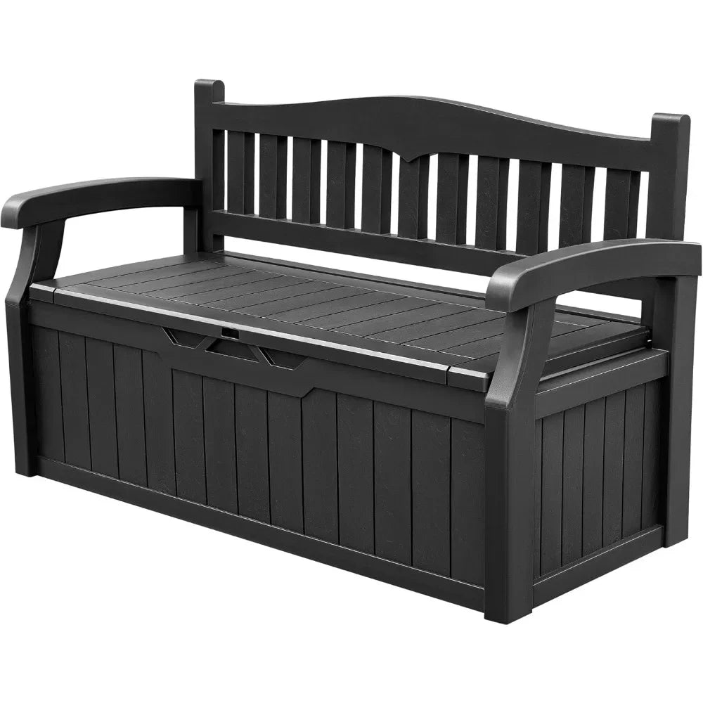 80 Gallon Storage Bench Deck Box lockable