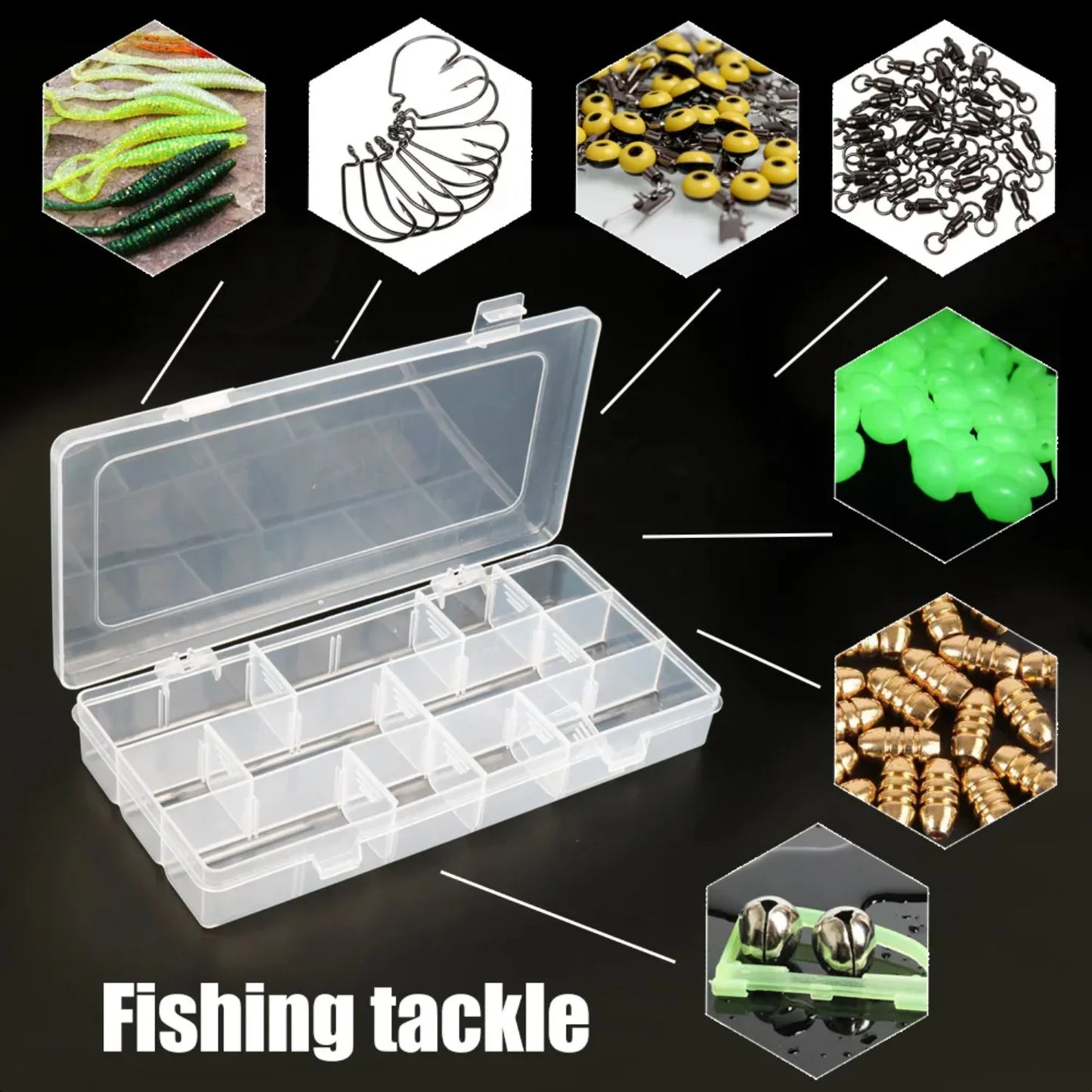 Fishing Tackle Box 4 Layers  With Handle