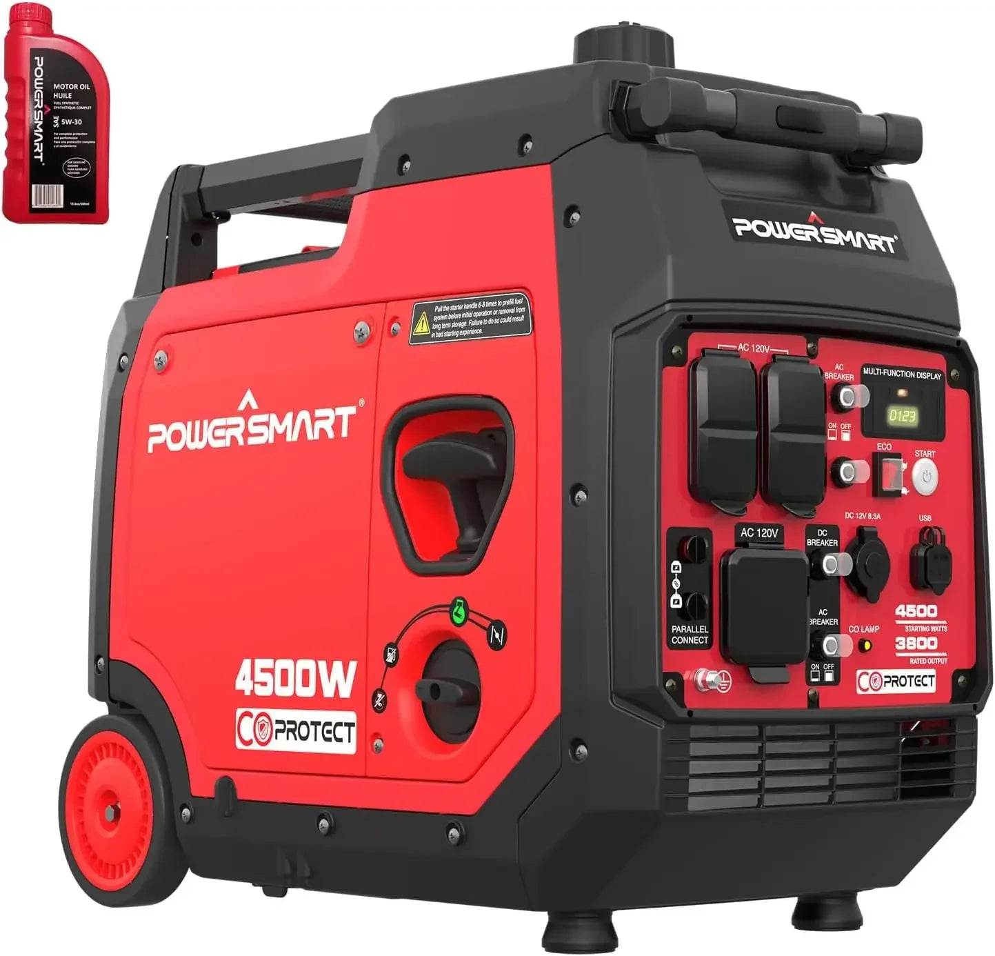 Super Quiet 4500-Watt Portable Inverter Generator