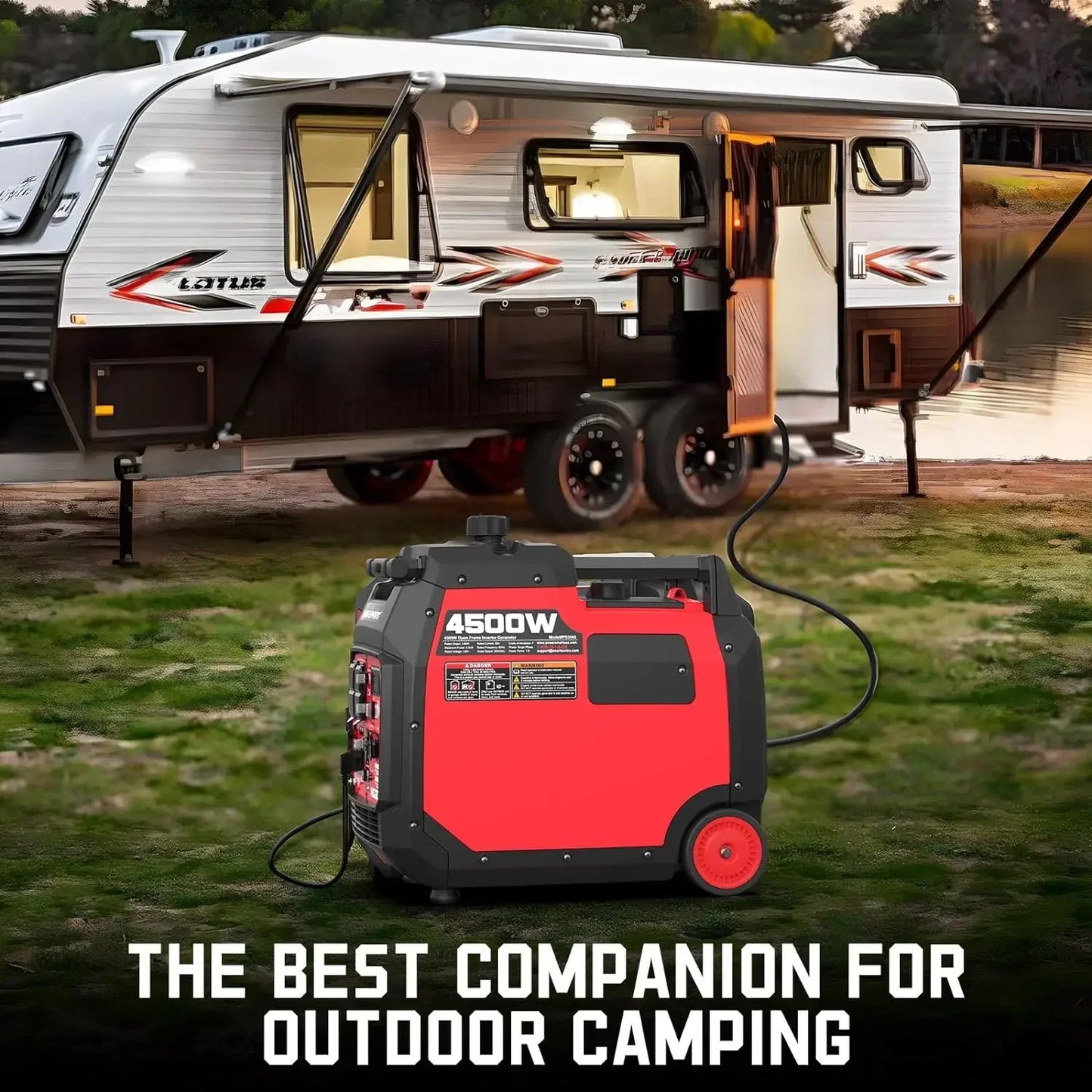 Super Quiet 4500-Watt Portable Inverter Generator