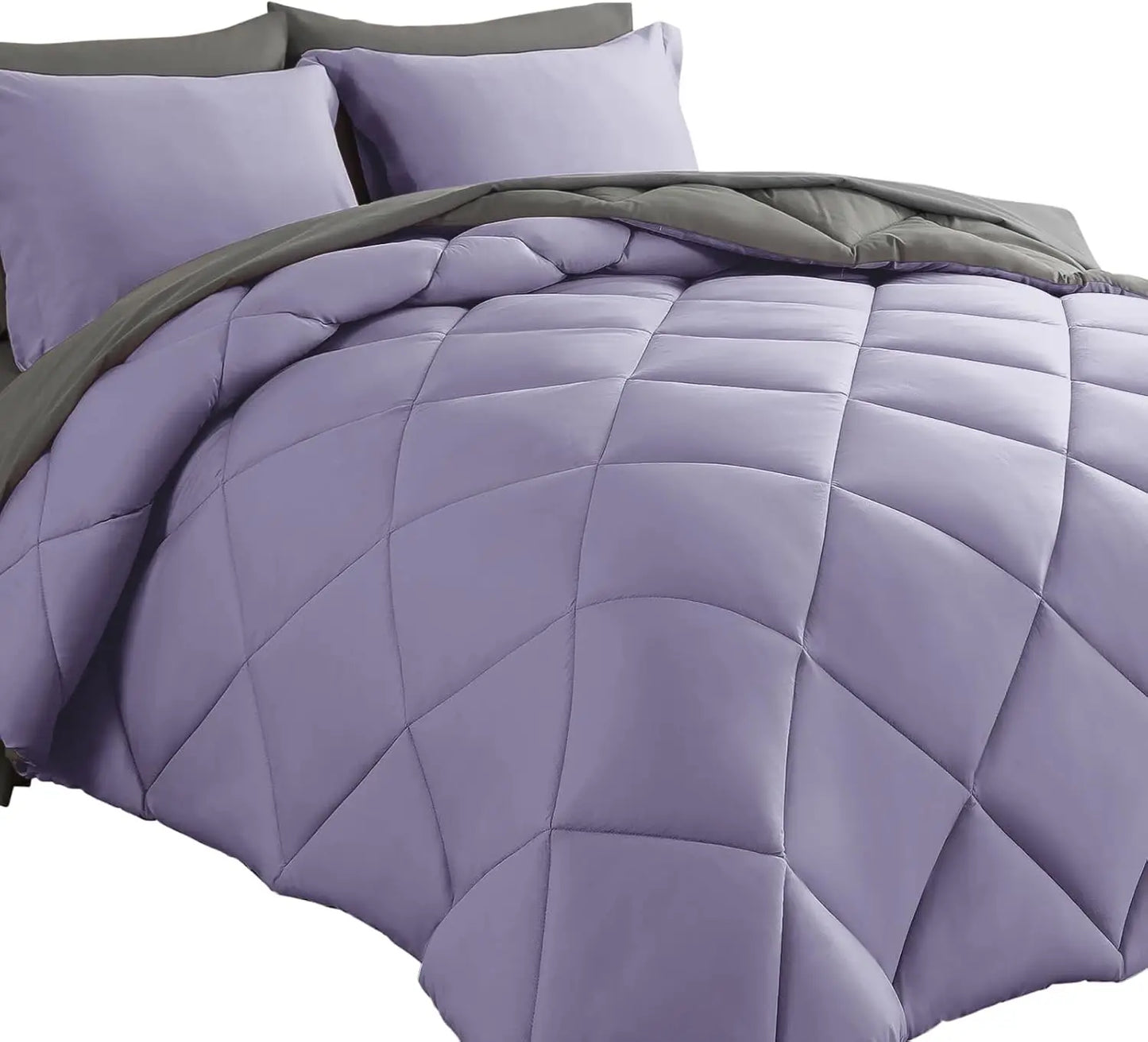 Comforter Sets 7pcs All Season Solid Down Bedding