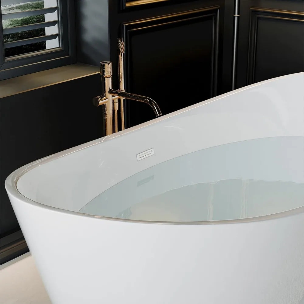 SPA Tub Modern Stand Alone Bathtub.